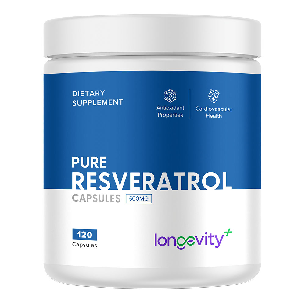 Pure Resveratrol Capsules 500mg